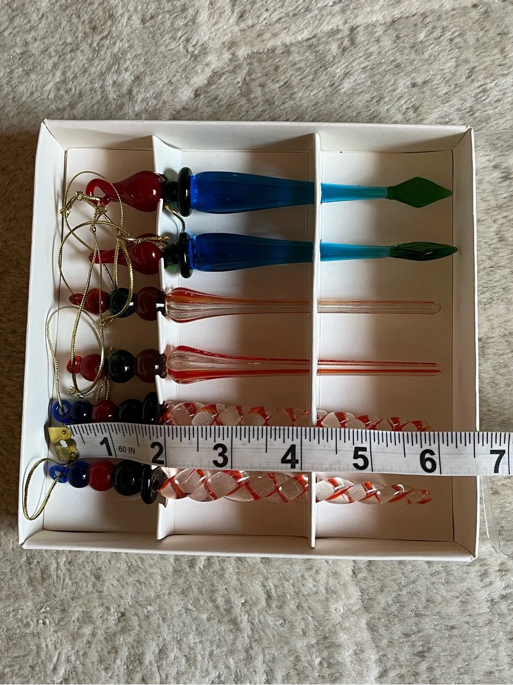Vintage Pier 1 Icicle Ornaments